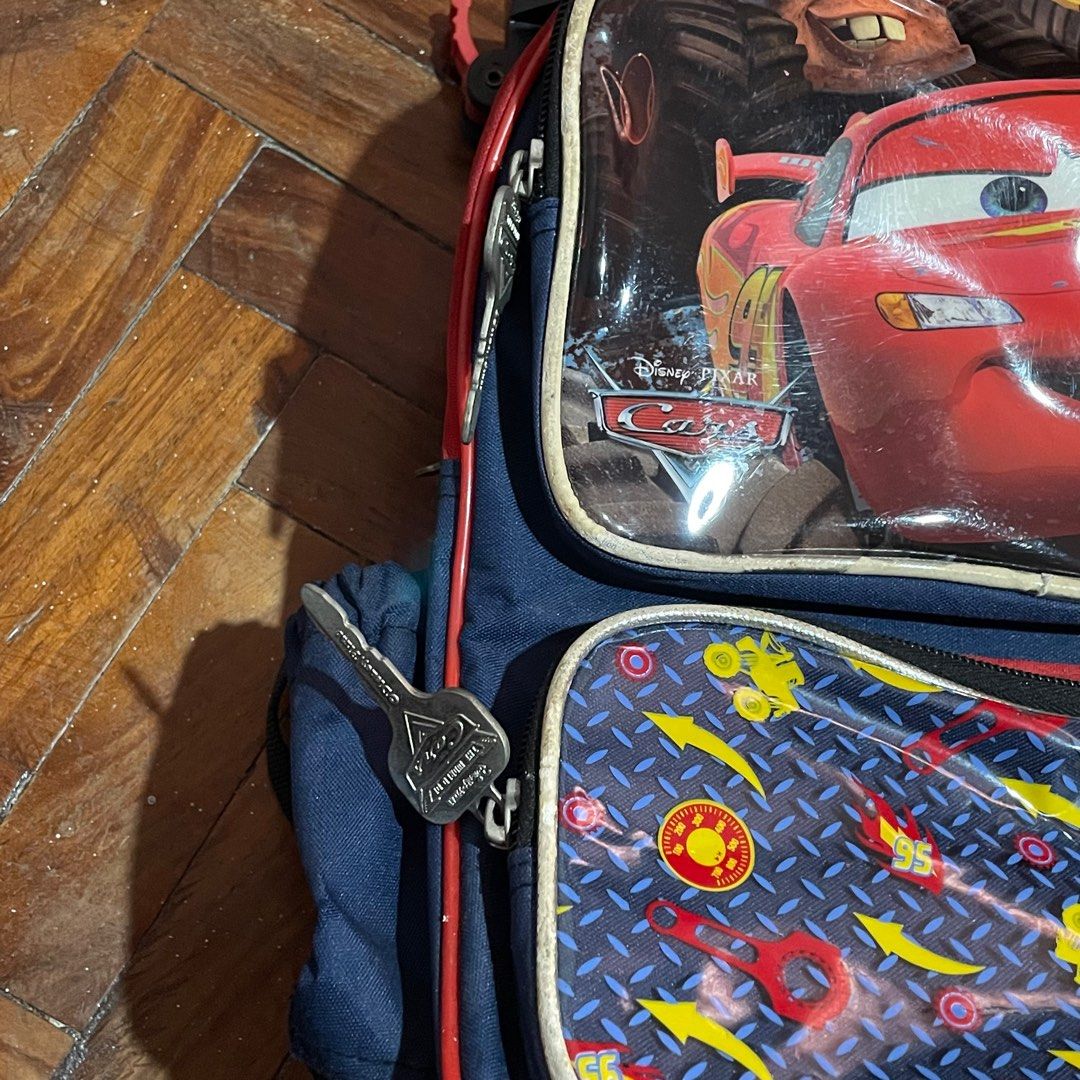 Cars Trolley Bag (for kids), Men's Fashion, Bags, Backpacks on Carousell