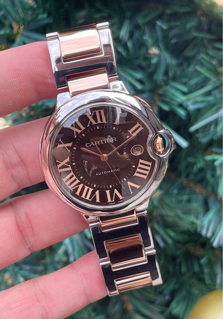 Cartier ballon bleu 42mm sales rose gold