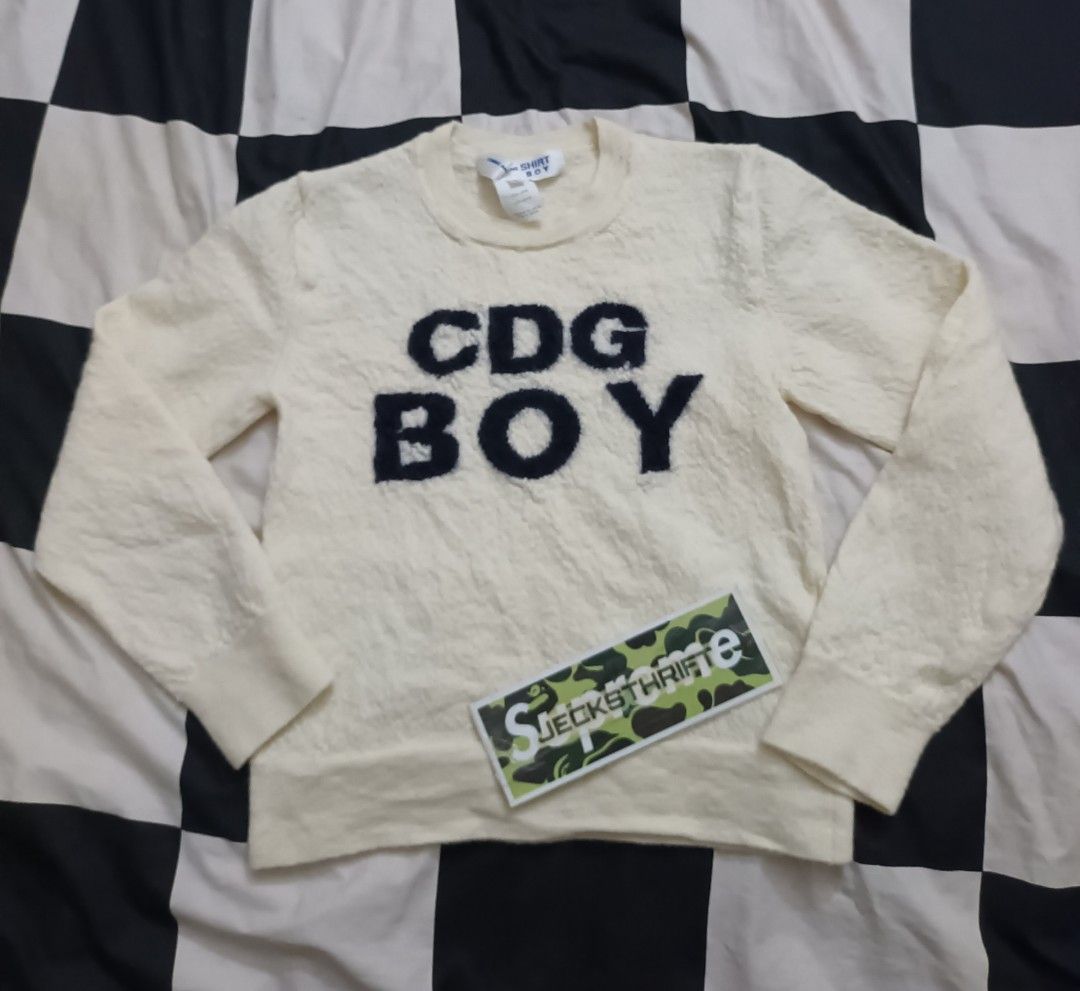Cdg shirt boys crewneck sale