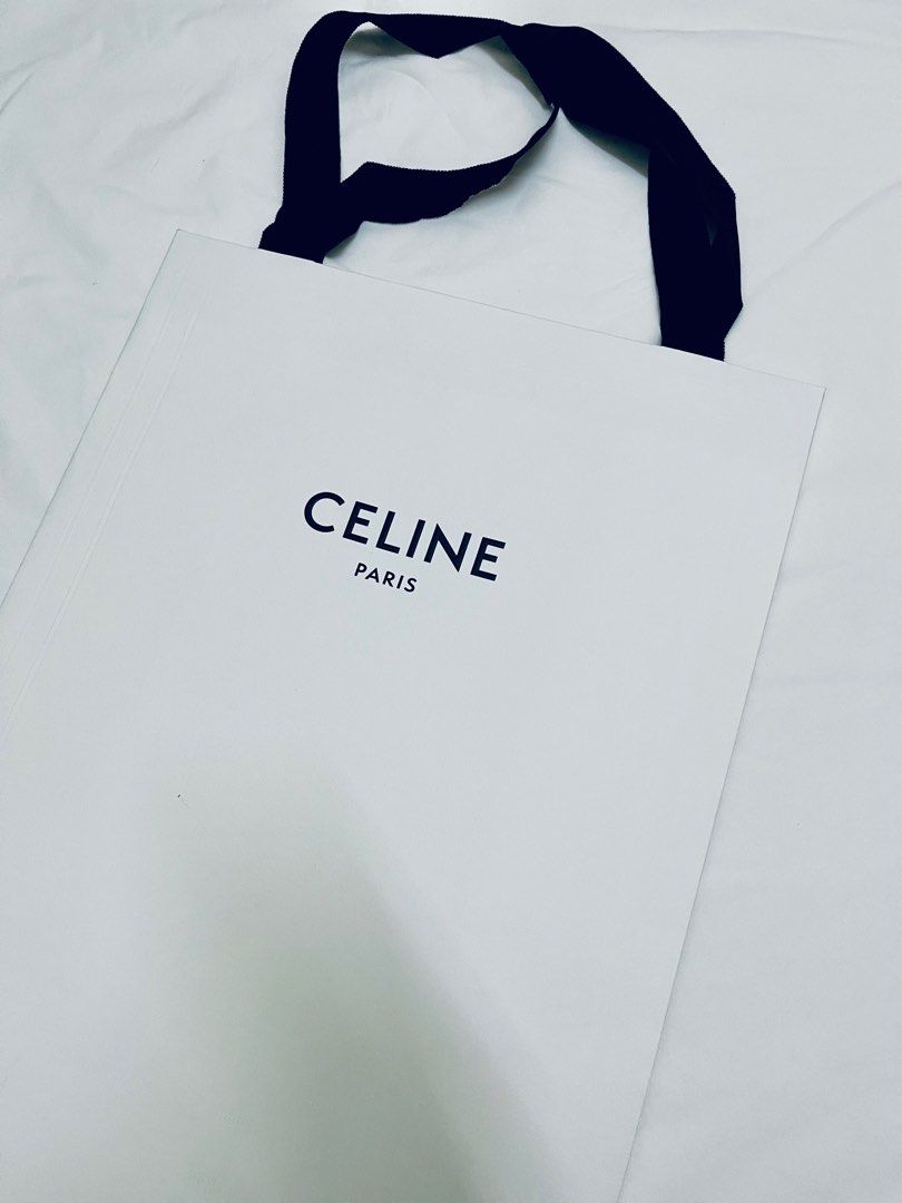 Celine, Bags, Celine Shopping Paper Bag Small 35x975x45