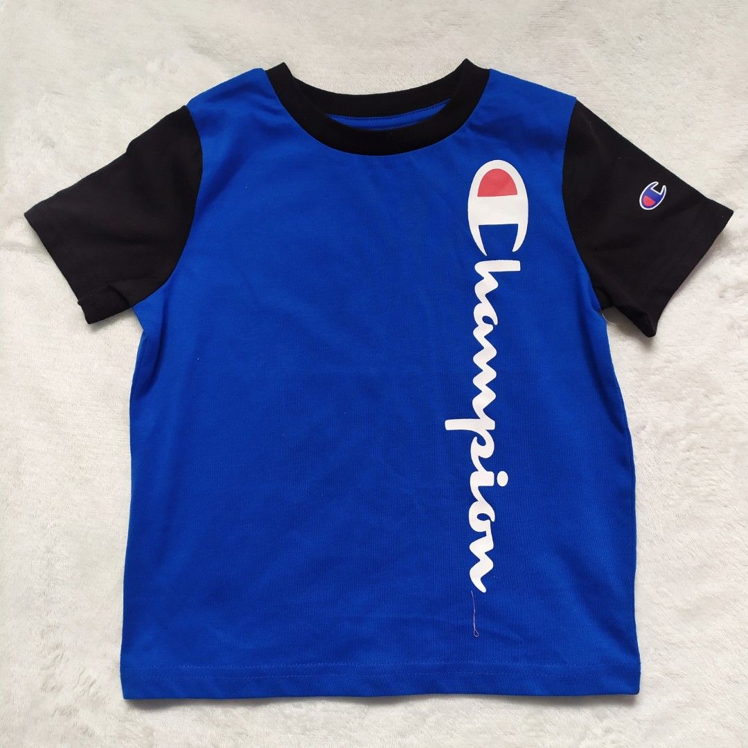 Champion T shirts Baby Kids Boys Babies Kids Babies Kids Fashion on Carousell
