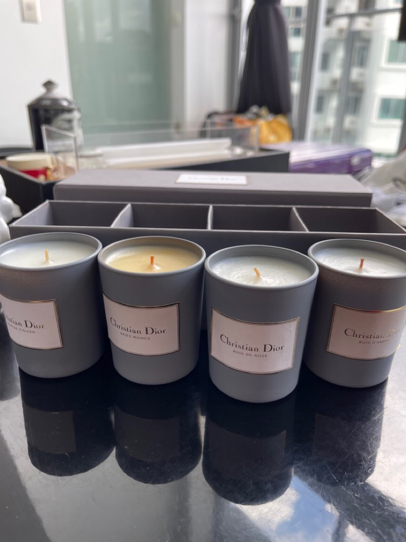 Christian Dior candle set , Beauty & Personal Care, Fragrance