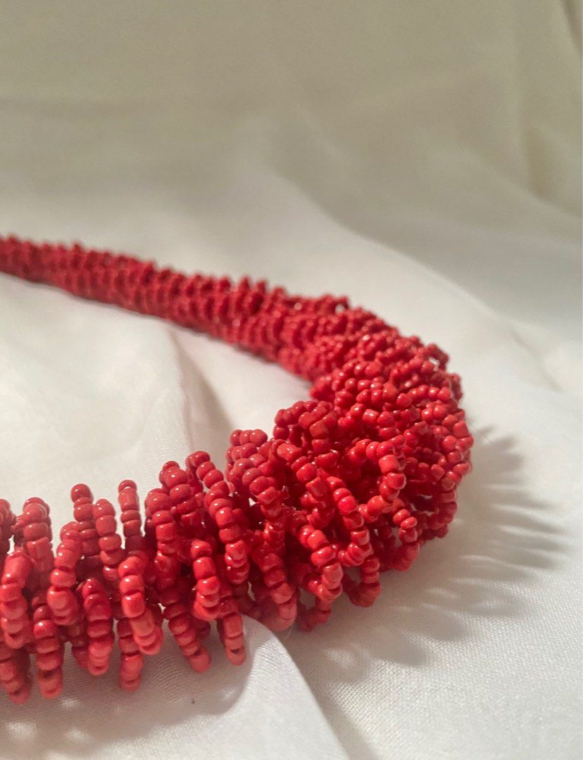 Paparazzi red deals seed beads