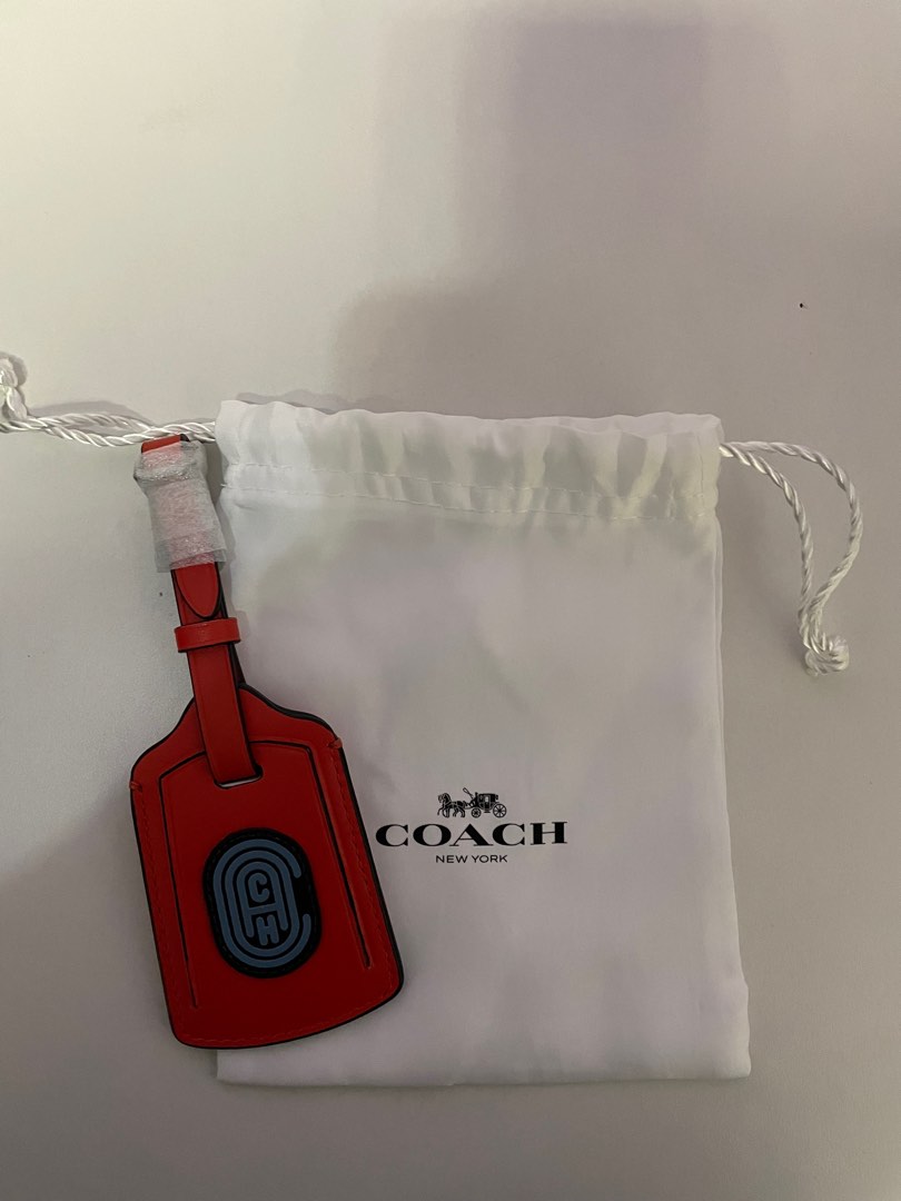 Coach discount luggage tag