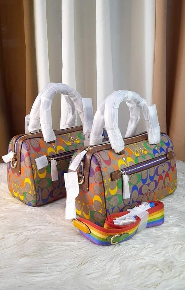 Coach Rainbow Pride Rowan (Category: Luxury Bags & Wallets) located in Mandaluyong City. Submitted by shop_0n_the_spot (Listing ID 1199758490, Image 1). Description: 💯% GUARANTEED ORIGINAL & BRAND NEW. 📌 OnH@nd 🇵🇭 Pinas 📌 Inclusions: Tag, Care card 📌 Additional Shipping Fee 📌 Cash / Layaway If in DOUBT don’t buy, to save our both time. We are not PLAYING here, we do our BUSINESS. ⬇️ PLEASE READ ⬇️ ⛔ No Down payment, No reservation. ⛔ Stric