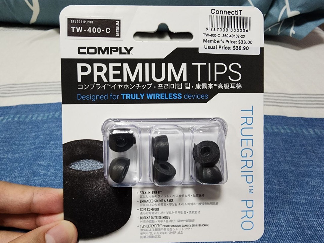 Comply foam tips sennheiser momentum true wireless clearance