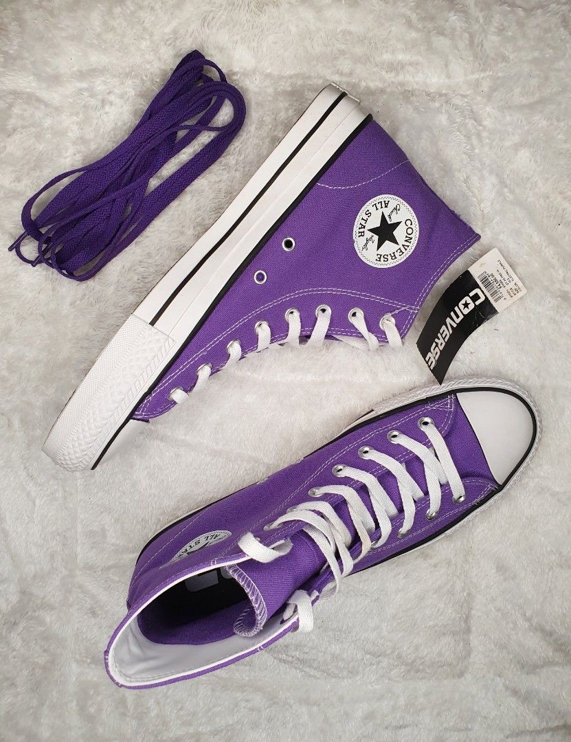 Converse Electric Purple Chuck Taylor Men s Fashion Footwear
