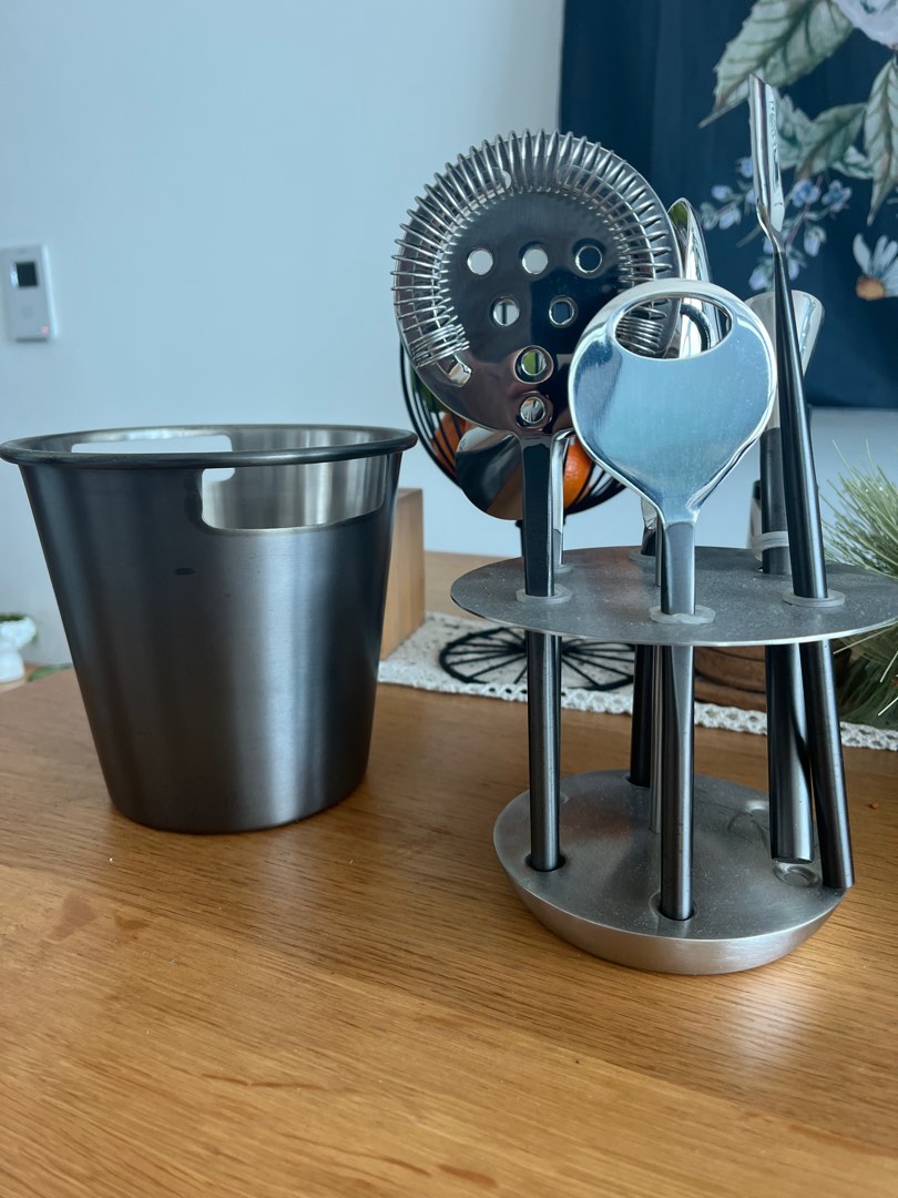 crate and barrel cocktail set, Furniture & Home Living, Kitchenware & Tableware, Other