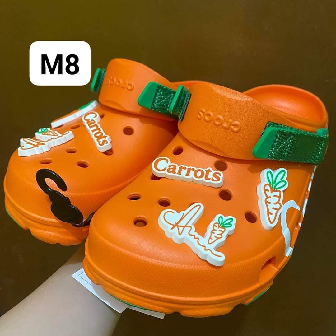 Crocs x Carrots collab, Men's Fashion, Footwear, Slippers & Slides on