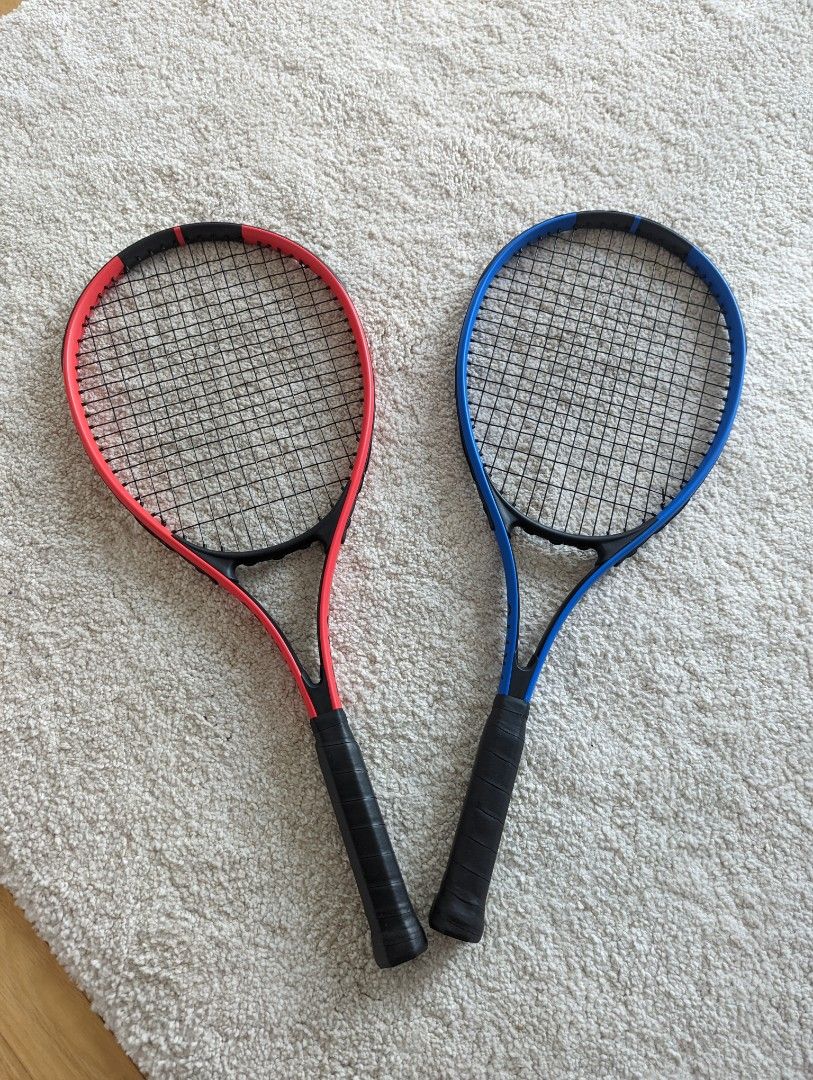 Decathlon Tennis Rackets + Tennis Balls, Sports Equipment, Sports