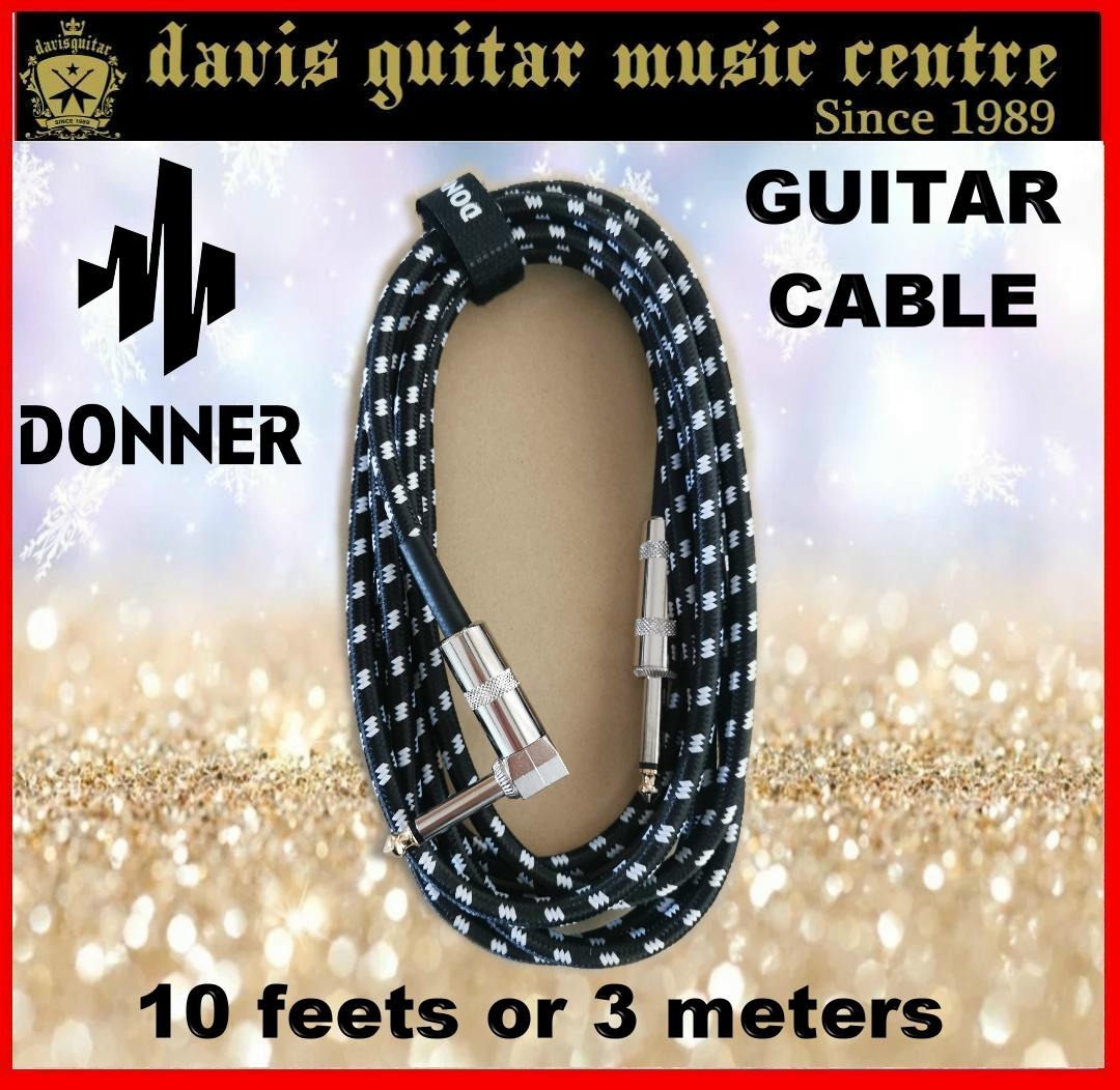 Donner guitar cable 3 meters, Hobbies & Toys, Music & Media, Music ...