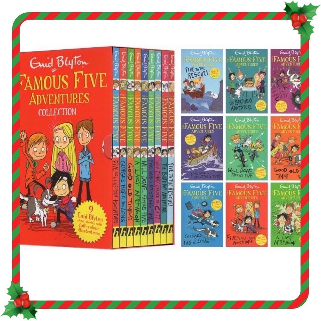 Enid Blyton The Famous Five 9 Books Hobbies Toys Books enid-blyton-the-famous-five-9-books-hobbies-toys-books