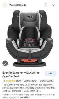 Evenflo Symphony DLX All-in-One Car Seat