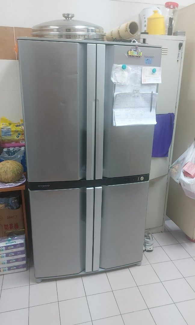 sharp fridge 550l