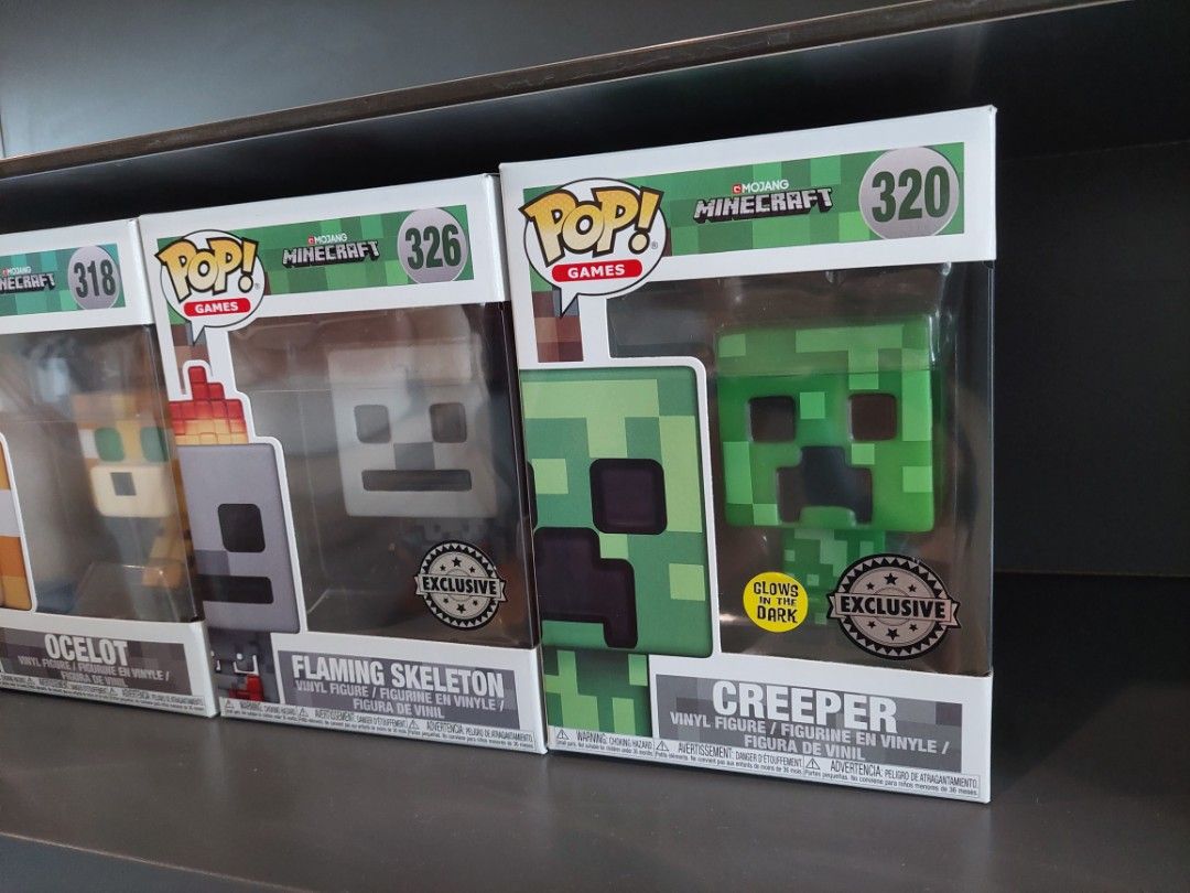 Funko POP - Minecraft, Hobbies & Toys, Toys & Games on Carousell