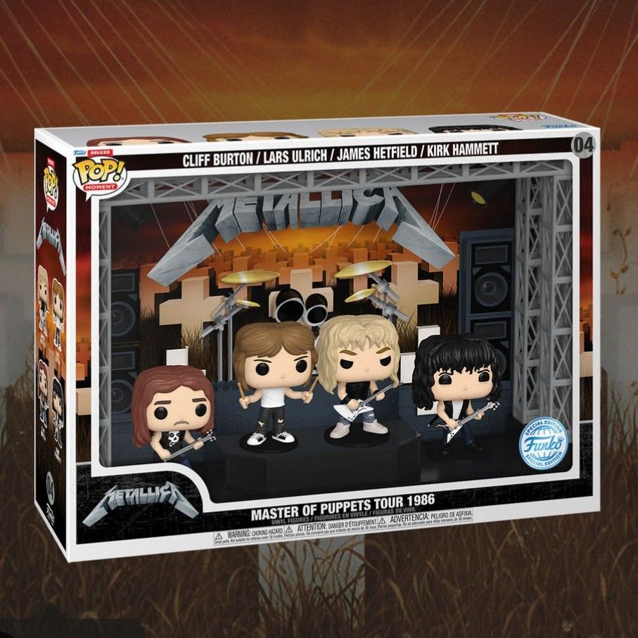 Funko Pop! Moment #04: Metallica - Master Of Puppets Tour 1986