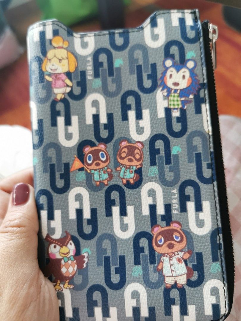 Furla x animal crossing pouch, Luxury, Bags & Wallets on
