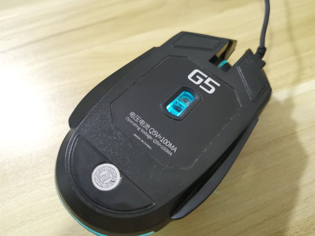 G5 Professional Ergonomic Gaming Mouse 7colors Backlight USB Wired ...