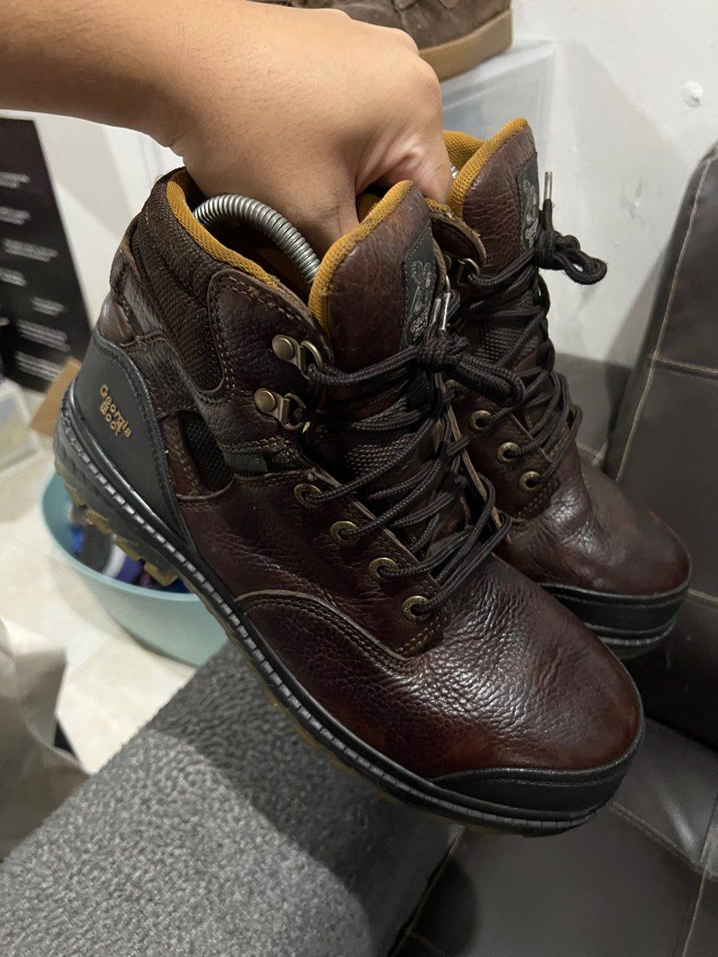 Georgia Boot Zero Drag Brown Leather Safety Boots 12UK Men s