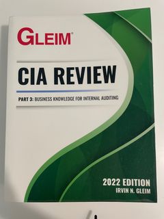 Gleim CIA review Part 1,2,3セットおまけ付き 世界的に 6480円