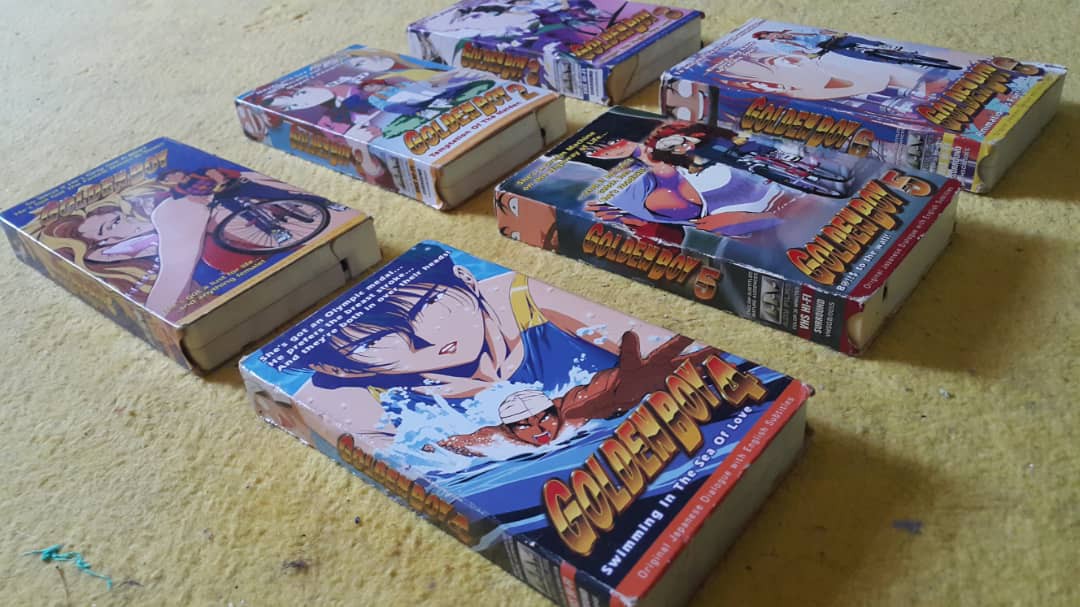 Golden Boy Anime VHS tape Vol. 1- 6, Original 💯%