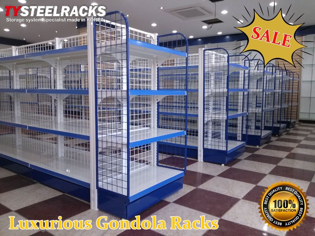 Gondola korean supermarket display racks high quality made in korea ...