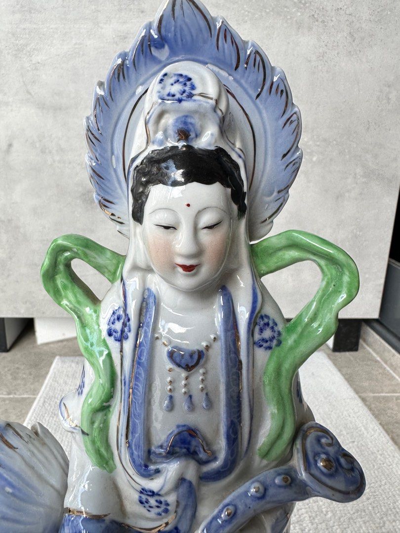 Guan Ying statue, Hobbies & Toys, Memorabilia & Collectibles, Religious