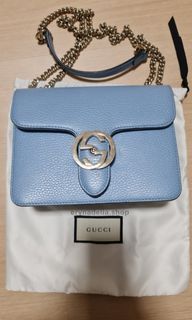 Gucci Interlocking Bag Light Blue