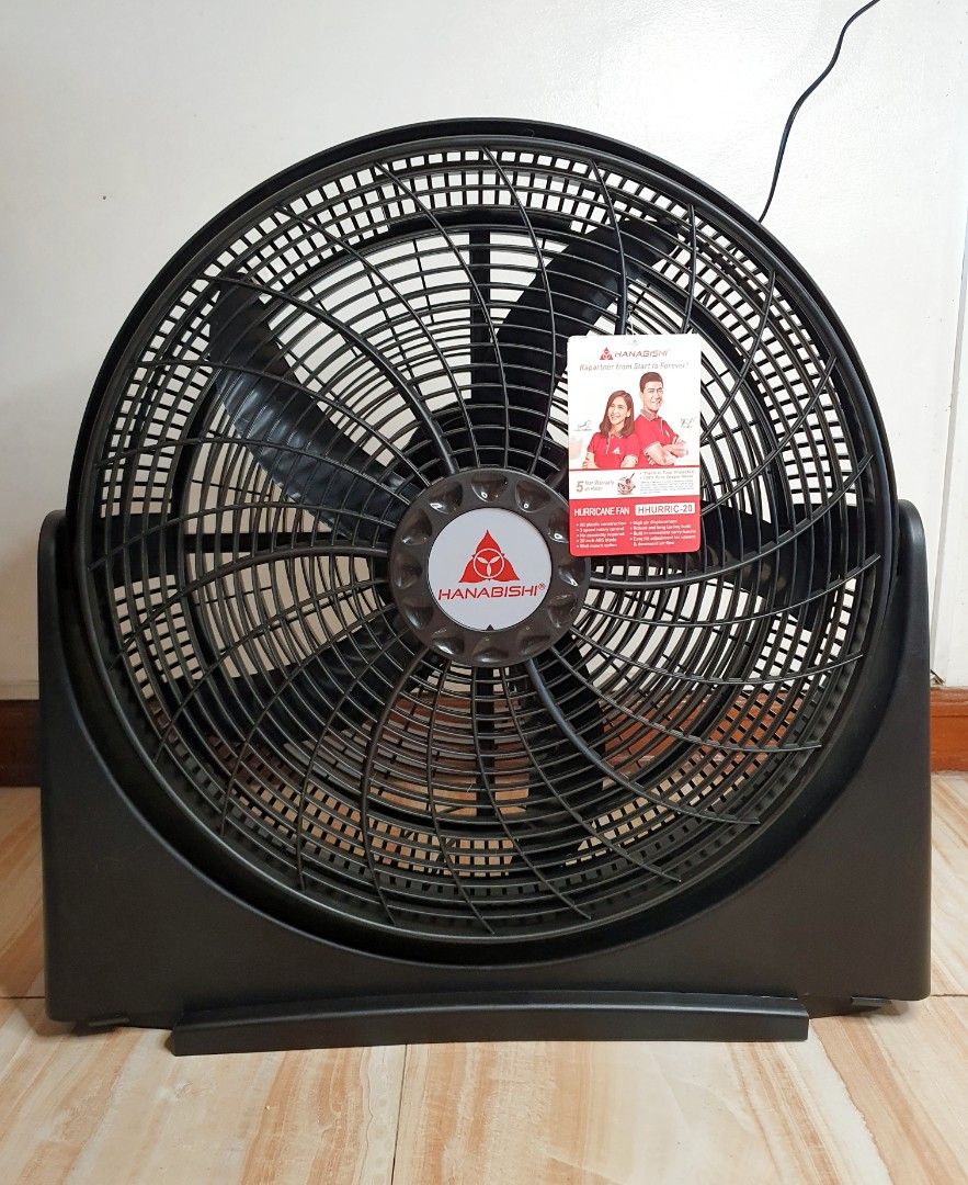Hanabishi 20in Hurricane Fan, Furniture & Home Living, Lighting &