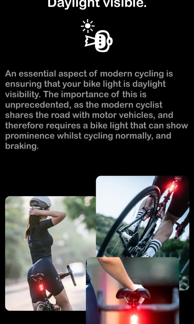hauteworks cliq smart bicycle tail light