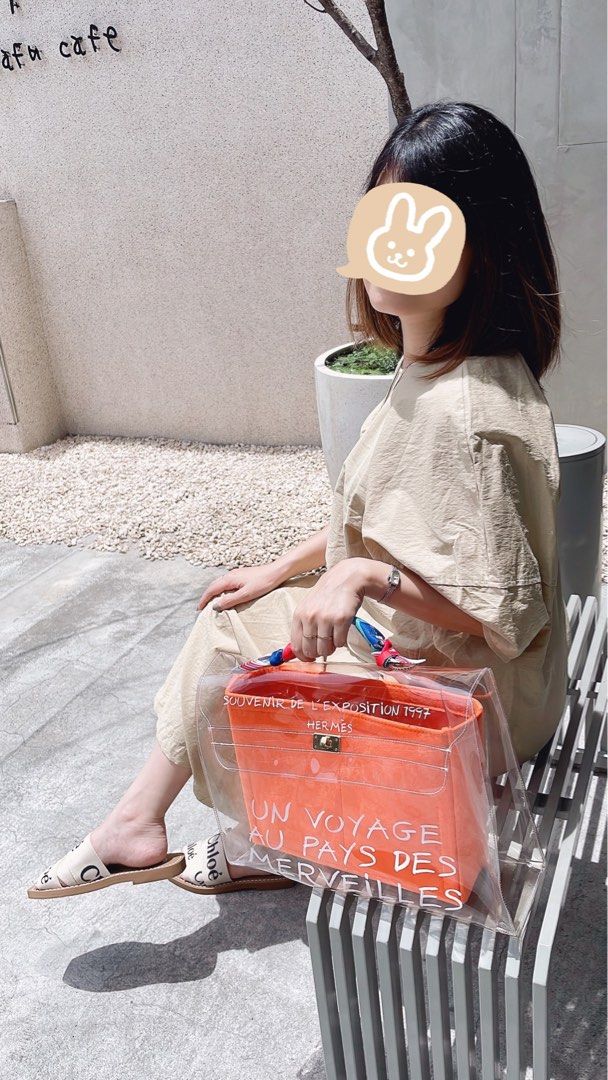 Pvc hermes bag sales