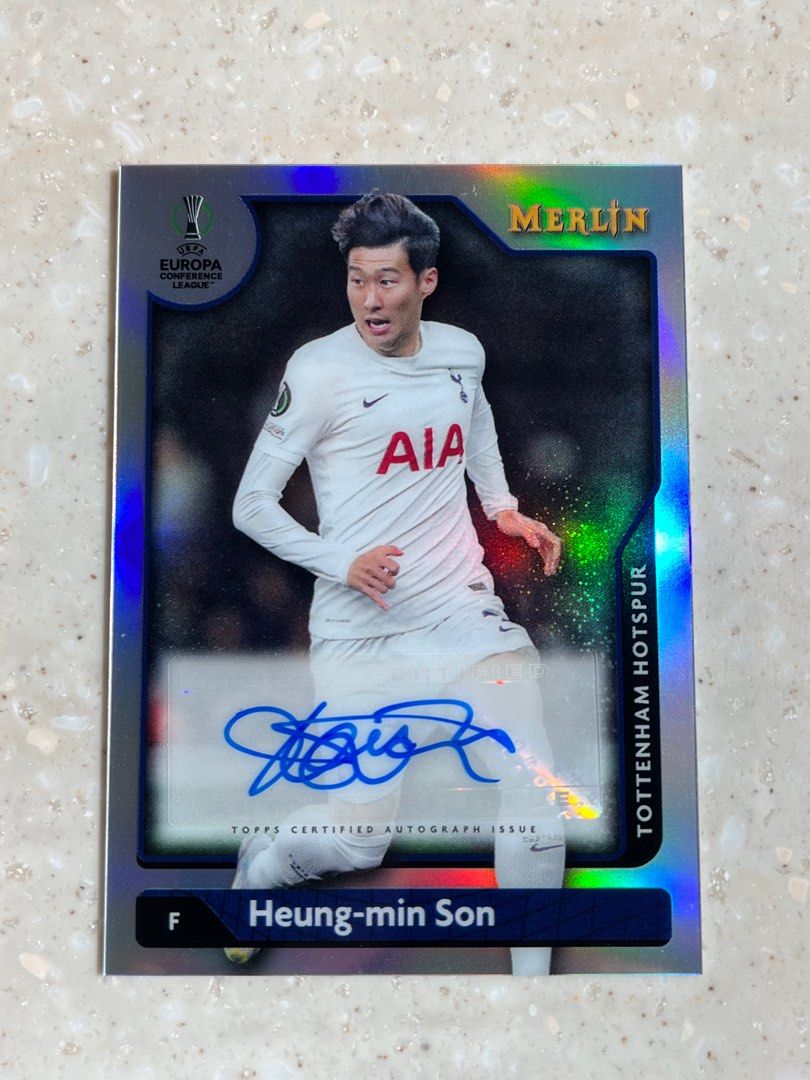 Heung Min Son 孫興慜Auto Refractor Card 2021-22 - Golden Boot Year 