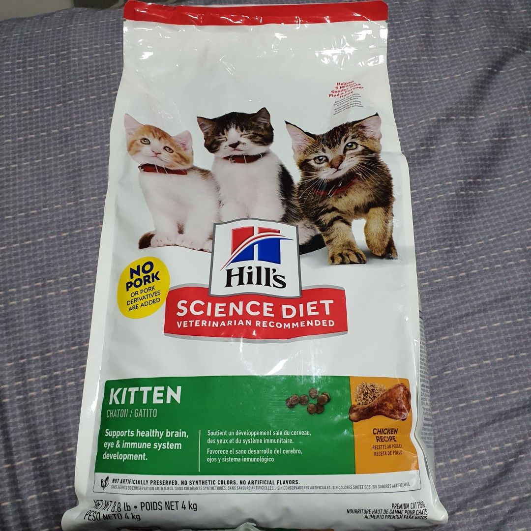 Hill's Science Diet kitten 4kg, Pet Supplies, Pet Food on Carousell