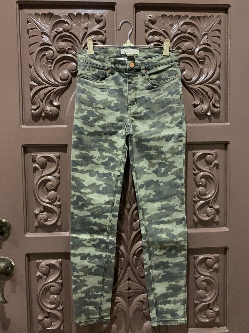 H and m camo pants discount