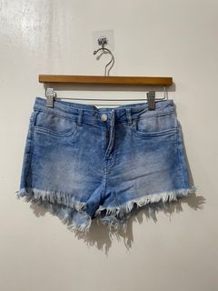 H&M denim washed shorts