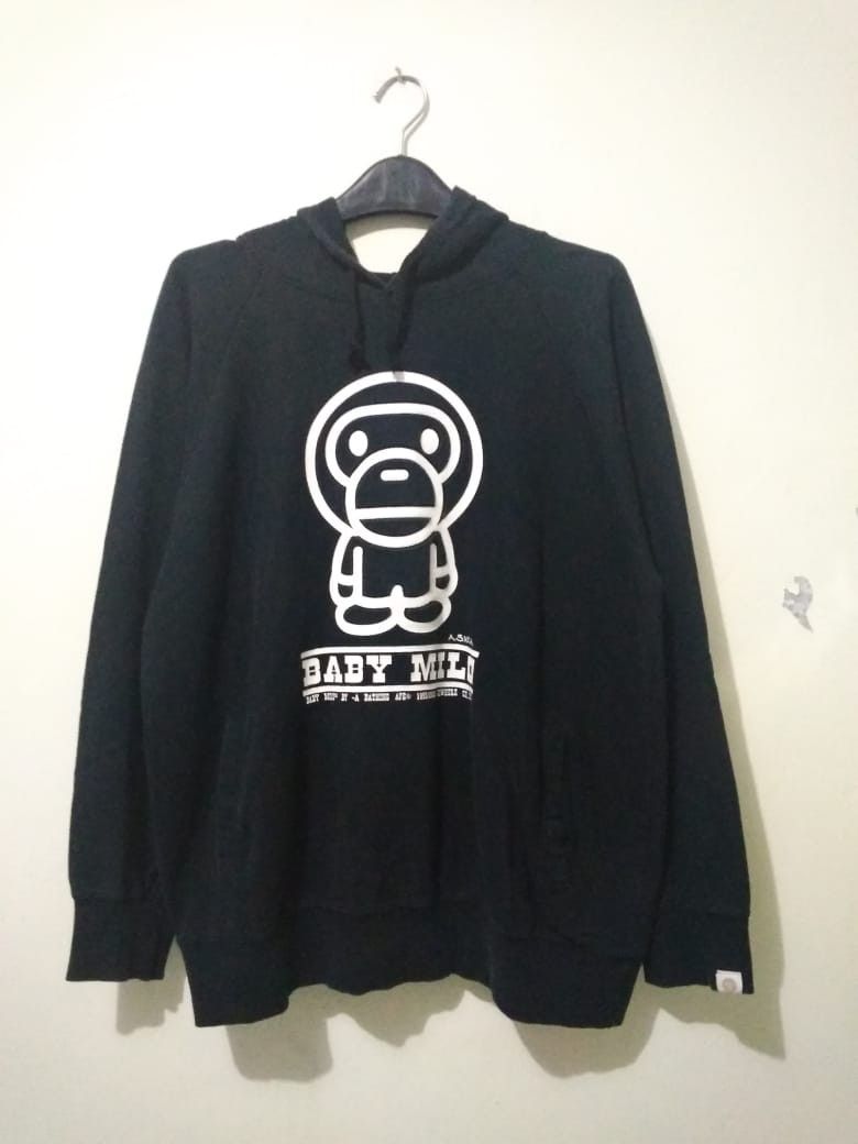Hoodie baby milo x bape original
