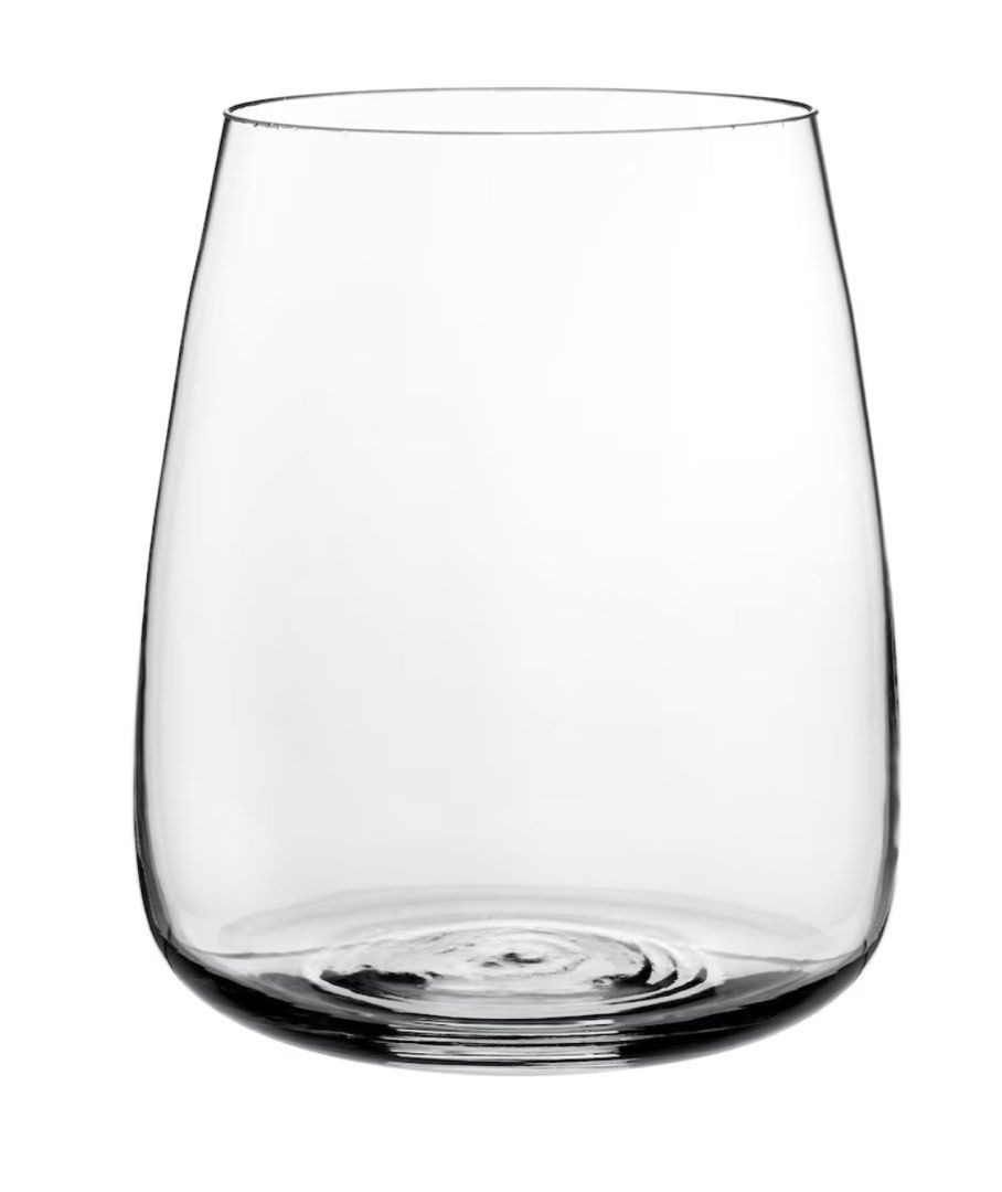 IKEA Clear Glass Vase, 18cm, Furniture & Home Living, Furniture, Other
