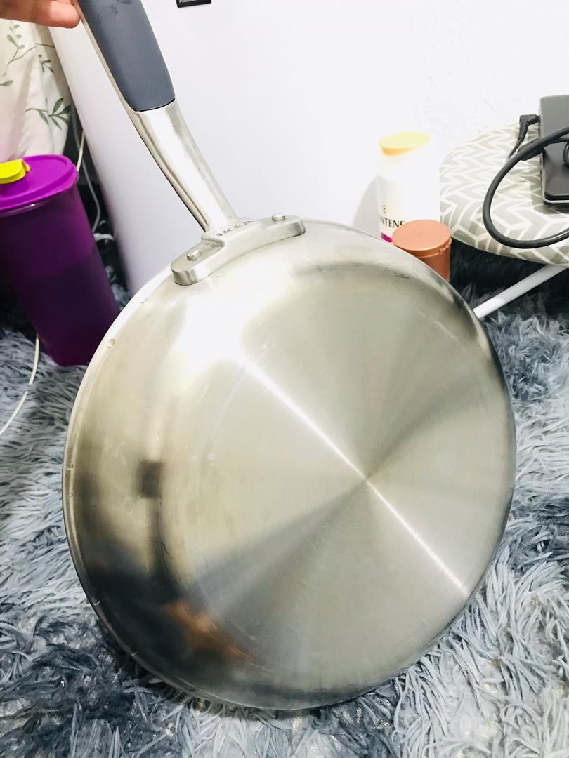 IKEA Frying Pan Sensuell Stainless Steel 28cm, Furniture & Home Living
