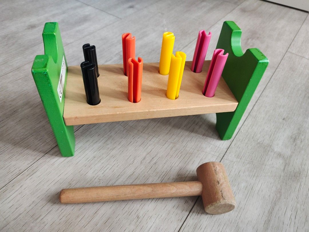 Ikea hammer block, Babies & Kids, Infant Playtime on Carousell