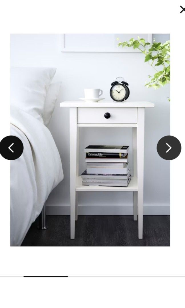 Ikea Hemnes Side Table, Furniture & Home Living, Furniture, Tables