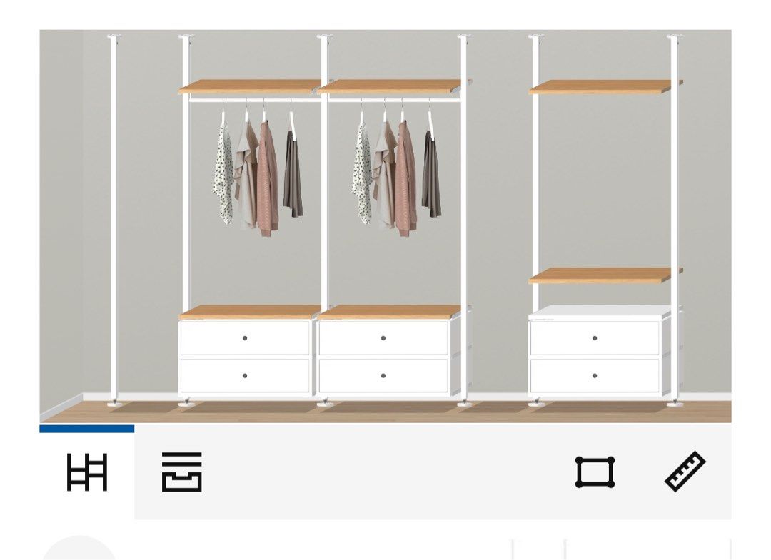Ikea walk in wardrobe, Furniture & Home Living, Furniture, Other Home