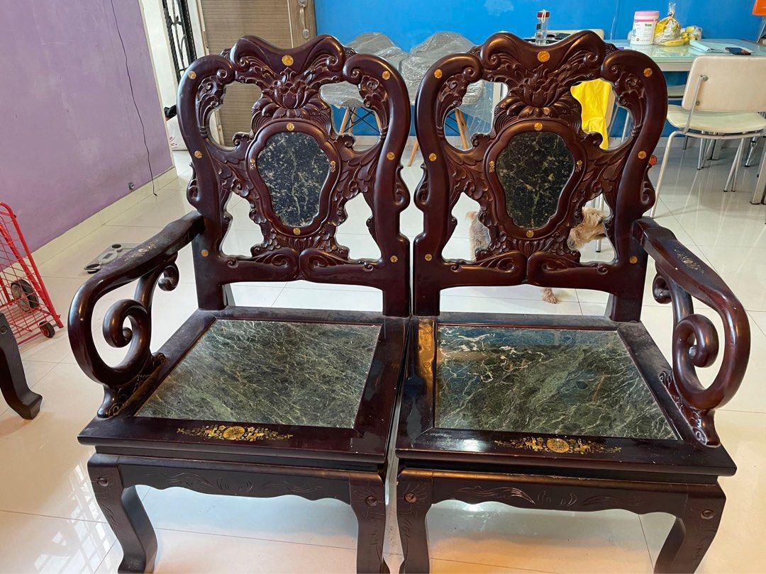 Inherited Antique Living Room Chairs