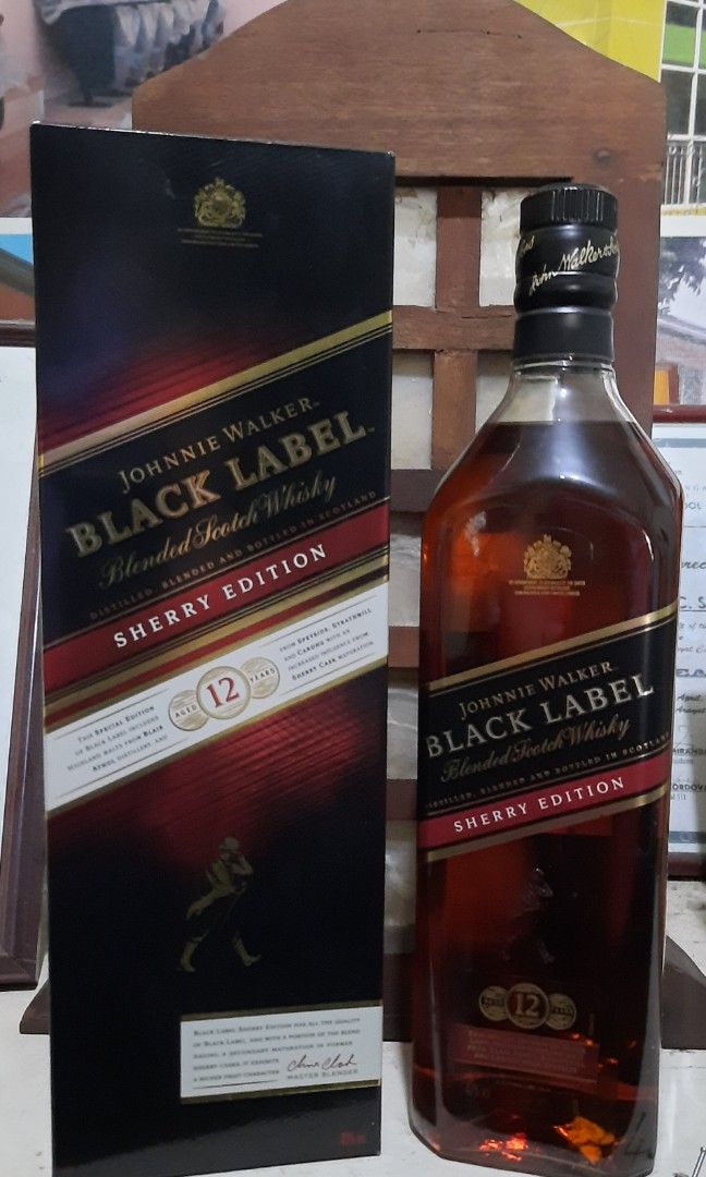 Johnnie Walker Black Label Sherry Edition 1 liter, Food ...