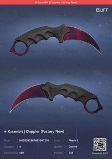 Karambit Doppler CSGO