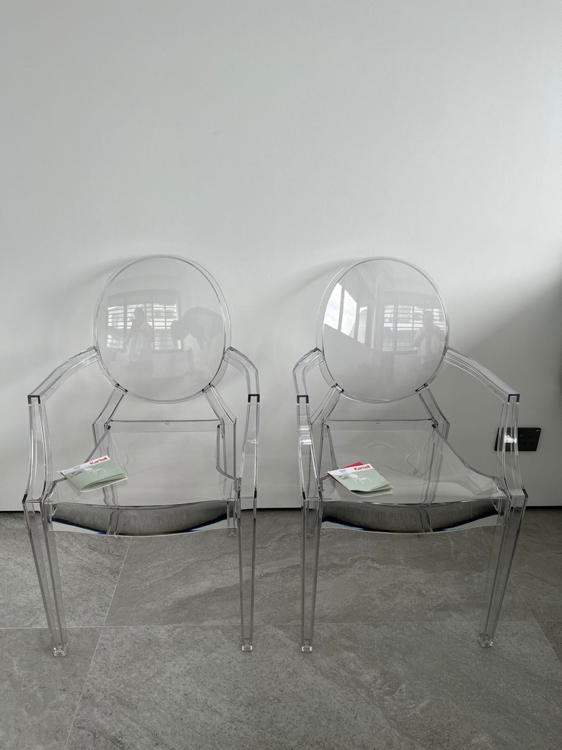 Kartell Louis Ghost Armchair, Furniture & Home Living, Furniture