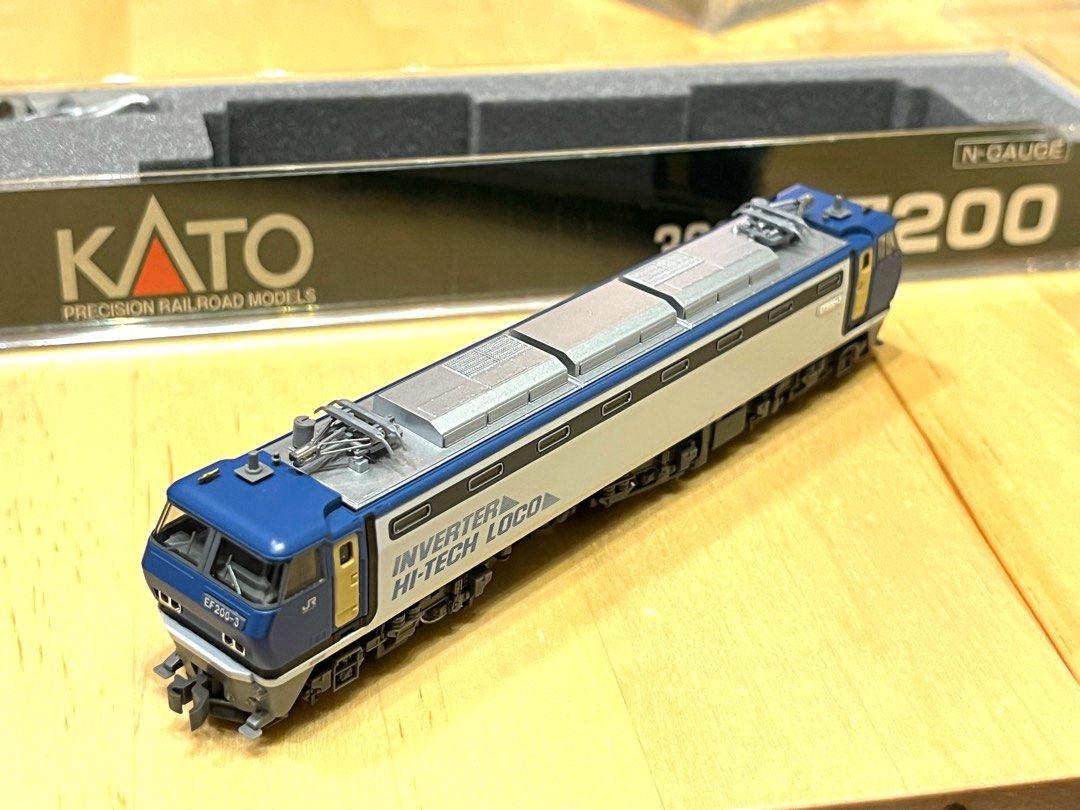KATO 3036 EF200形電気機関車N比例日本鐵路模型, 興趣及遊戲, 玩具 