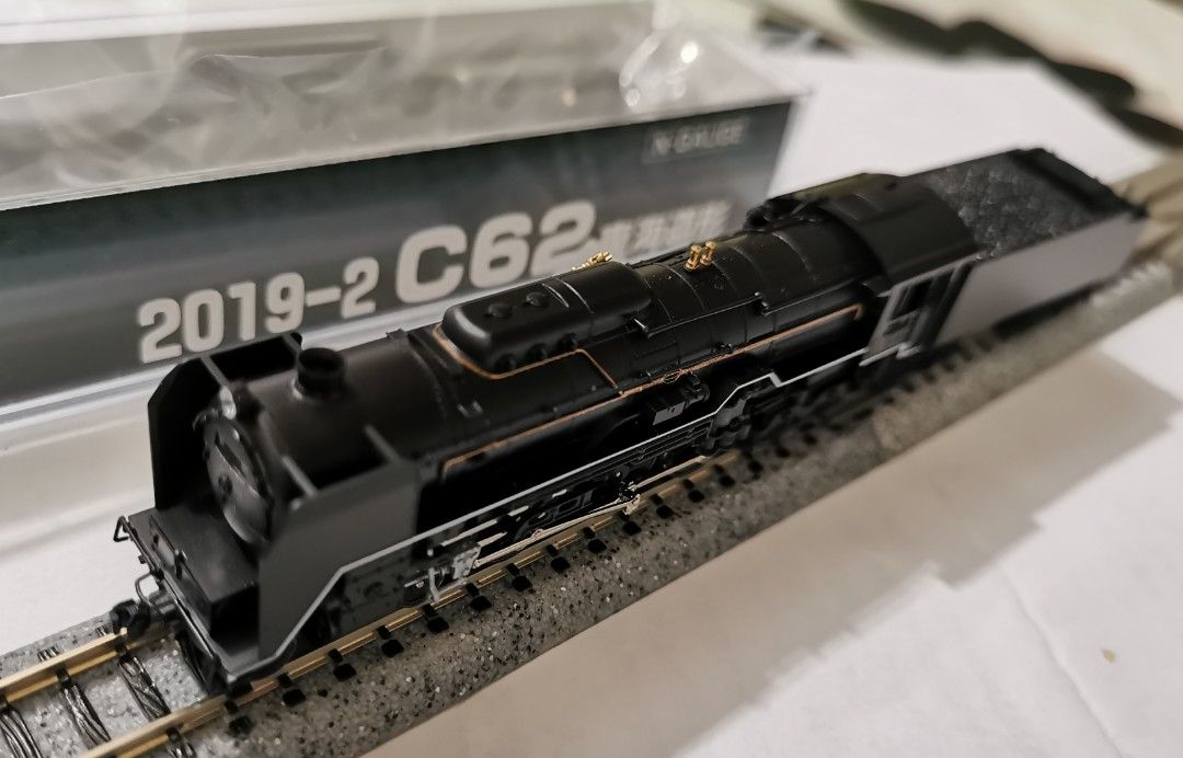 Kato N Gauge C62 東海道形（2019-2） 蒸氣火車頭- 中古品95％新少行走