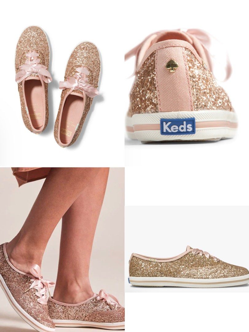 Rose gold kate spade keds online