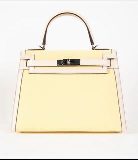 NEW Hermes Kelly Elan Etoupe Veau Madame Gold Hw B Stamp Complete  Collector’s