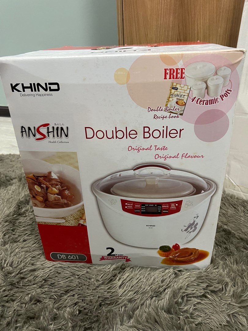 Khind Double boiler, TV & Home Appliances, Kitchen Appliances, Cookers